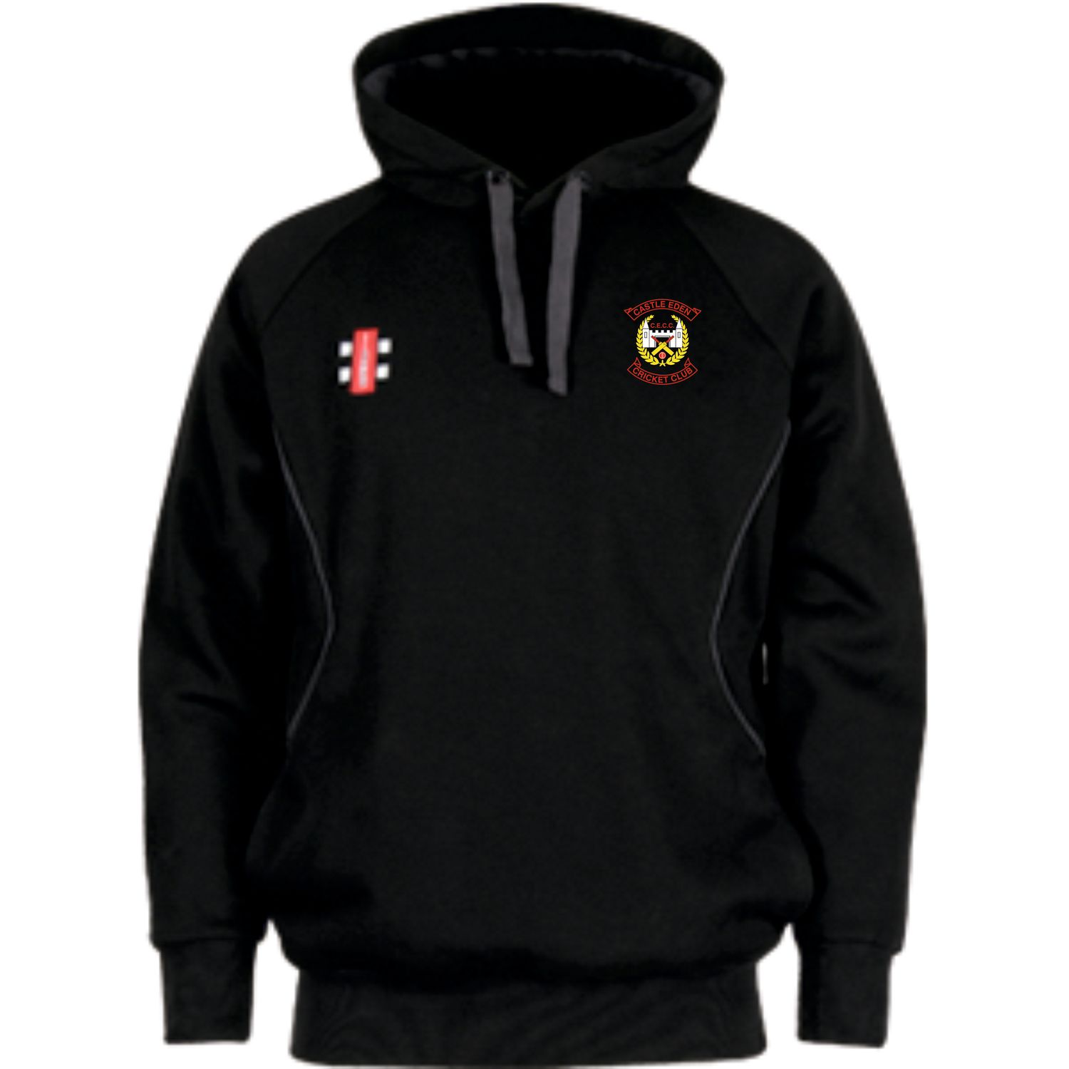 Castle Eden Storm Black Hooded Top