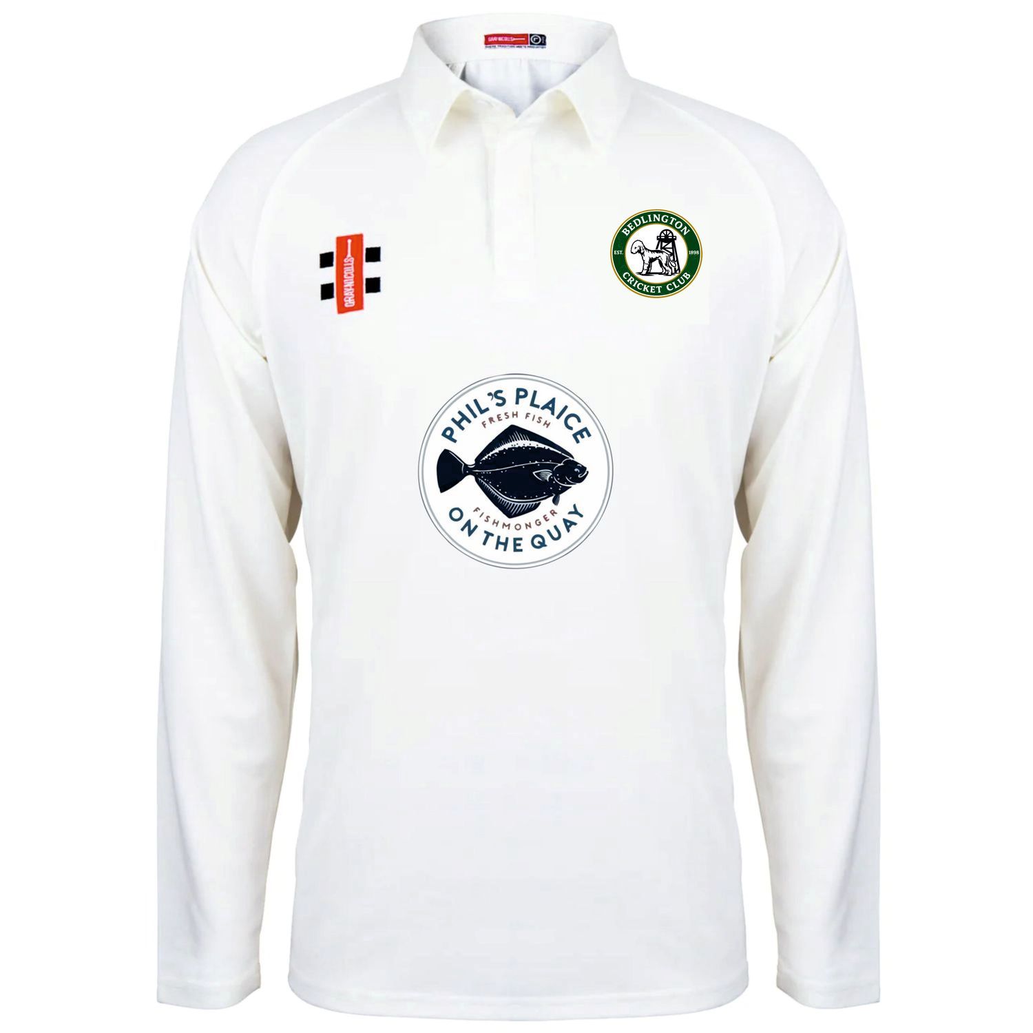 Bedlington JUNIORS Matrix Long Sleeve Cricket Shirt Bedlington JUNIORS Matrix Long Sleeve Cricket Shirt