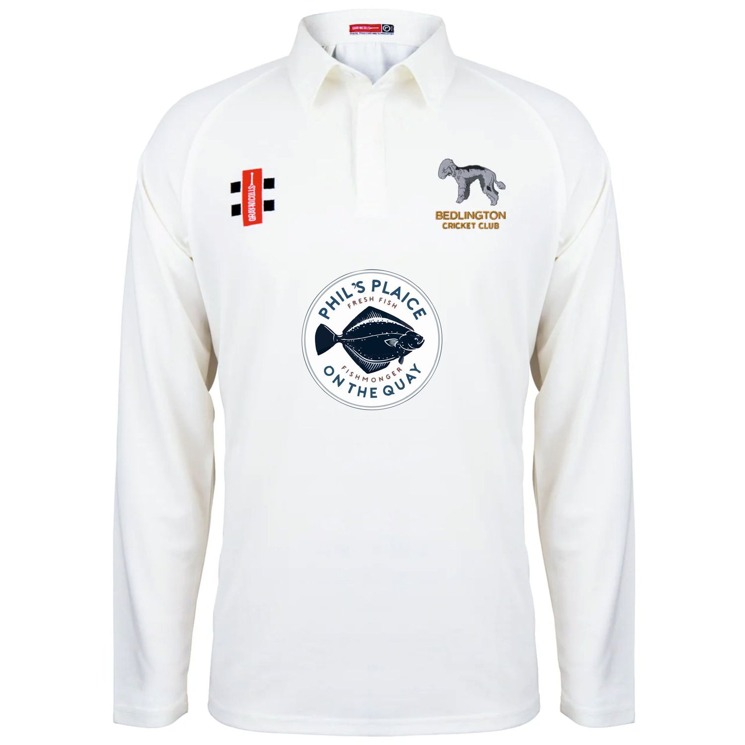 Bedlington SENIORS Matrix Long Sleeve Cricket Shirt Bedlington SENIORS Matrix Long Sleeve Cricket Shirt