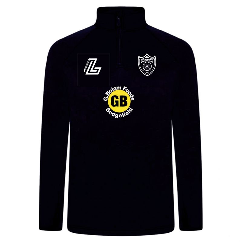 Bearpark FC Club 1/4 Zip Playing Top Bearpark FC Club 1/4 Zip Playing Top
