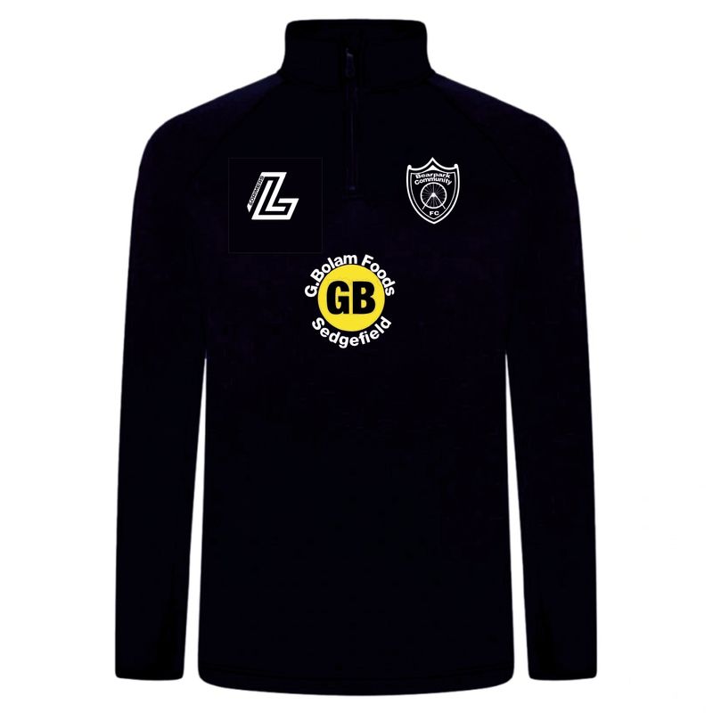 Bearpark FC Club 1/4 Zip Playing Top Bearpark FC Club 1/4 Zip Playing Top