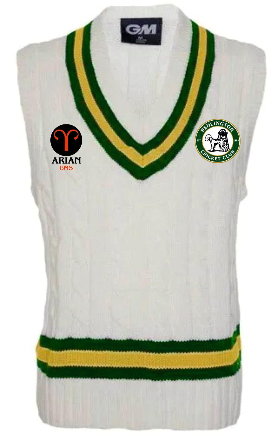 Bedlington SENIORS Knitted Sleeveless Slipover Bedlington SENIORS Knitted Sleeveless Slipover