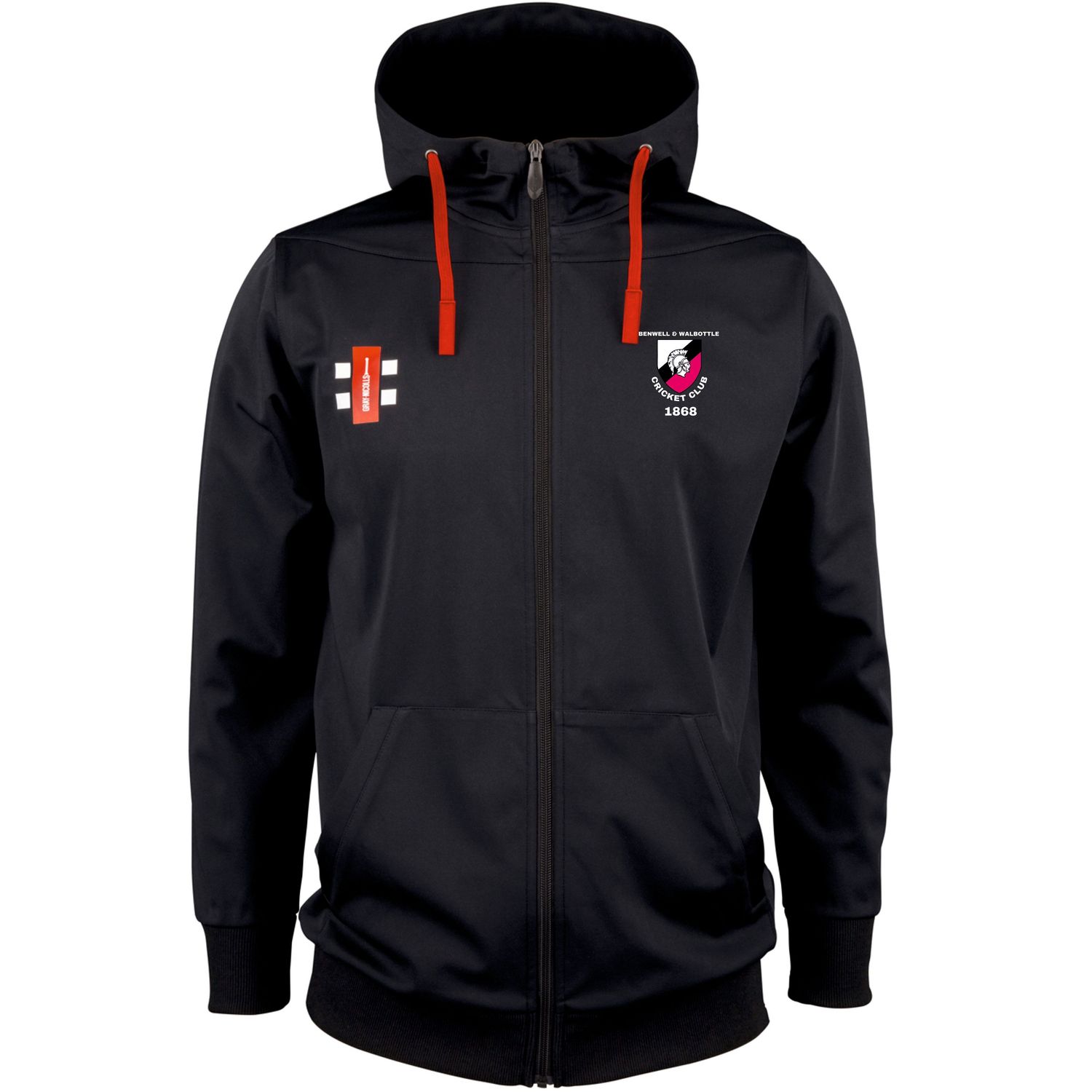 Benwell & Walbottle Pro Performance Full Zip Hooded Top