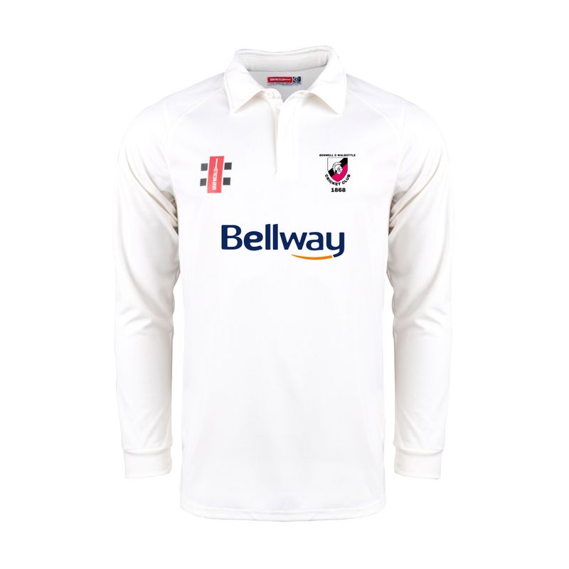 Benwell & Walbottle Pro Performance V2 Cricket Shirt Long Sleeve