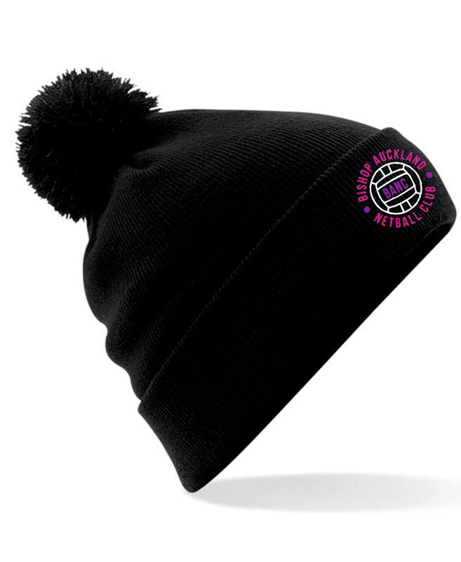 BANC Black Pom Pom Hat BANC Black Pom Pom Hat