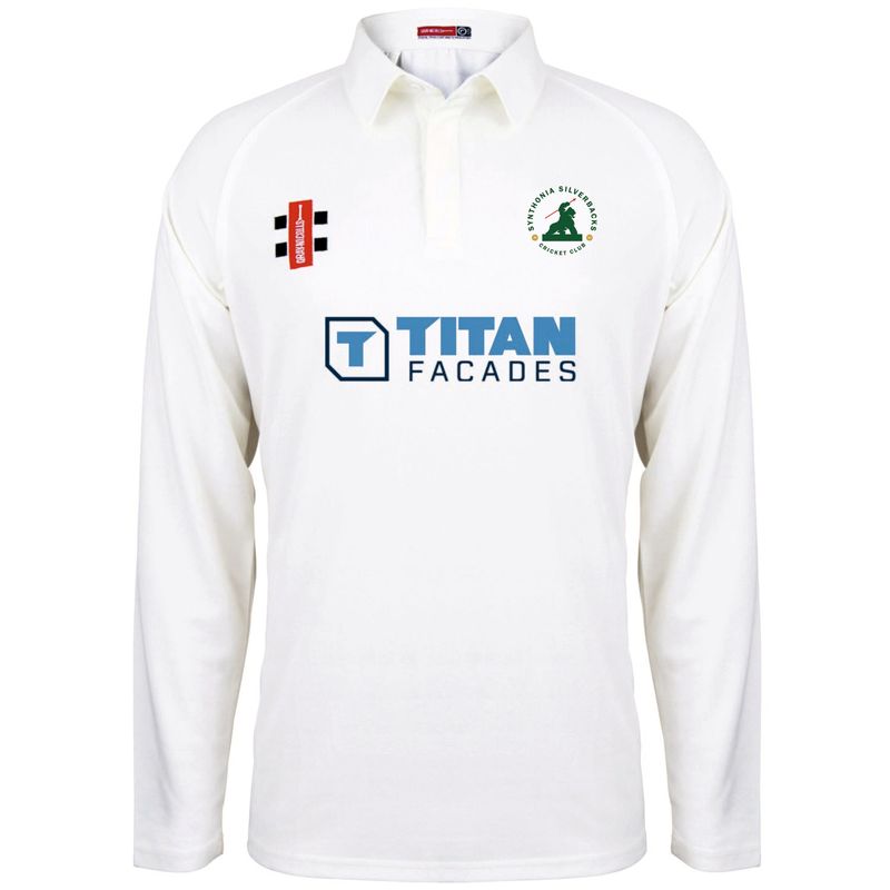 Billingham Synthonia Over 40's Matrix V2 Long Sleeve Cricket Shirt Billingham Synthonia Over 40's Matrix V2 Long Sleeve Cricket Shirt