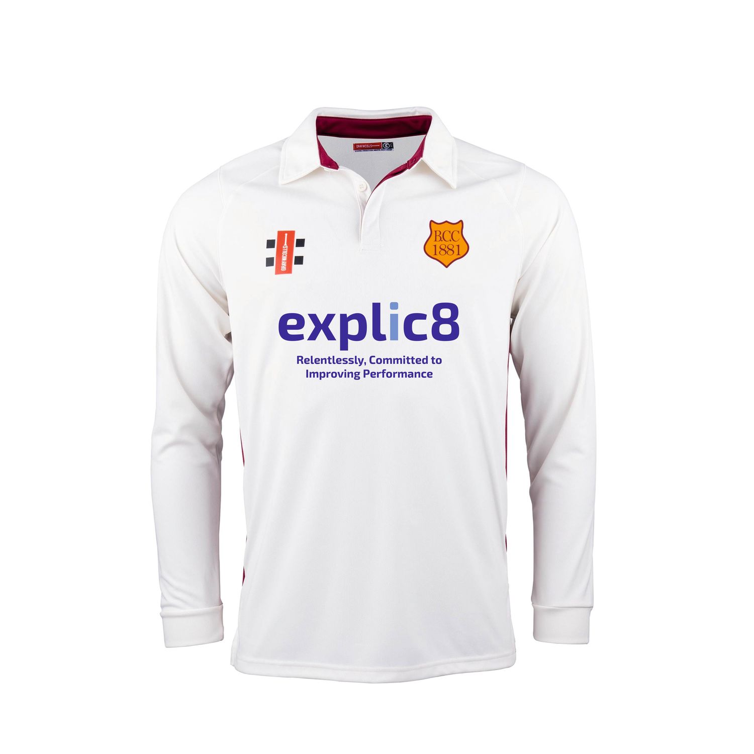 Bilton Pro Performance V2 Long Sleeve Cricket Shirt
