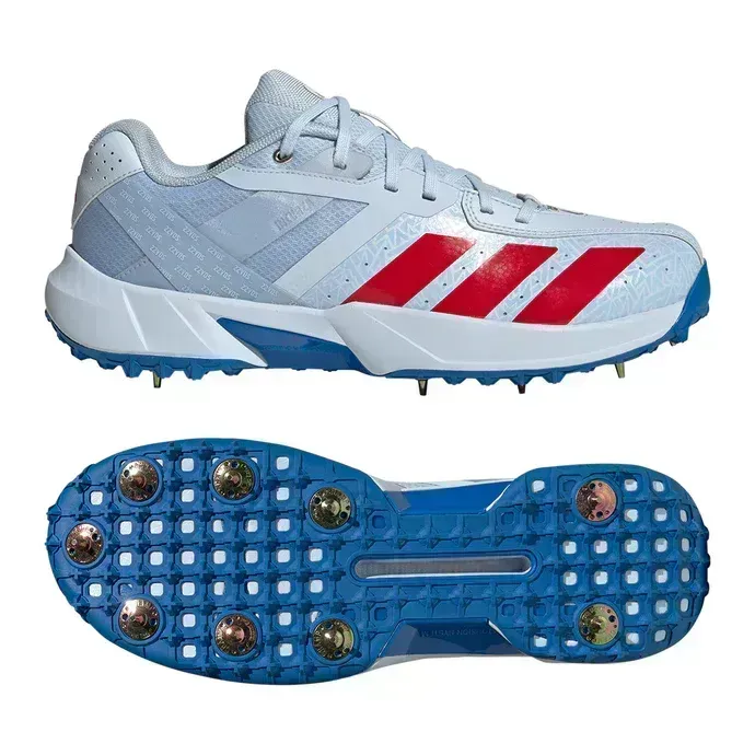 2026 adidas 22YDS Incurza Spike Cricket Shoes - Blue/Red - Senior 2026 adidas 22YDS Incurza Spike Cricket Shoes - Blue/Red - Senior