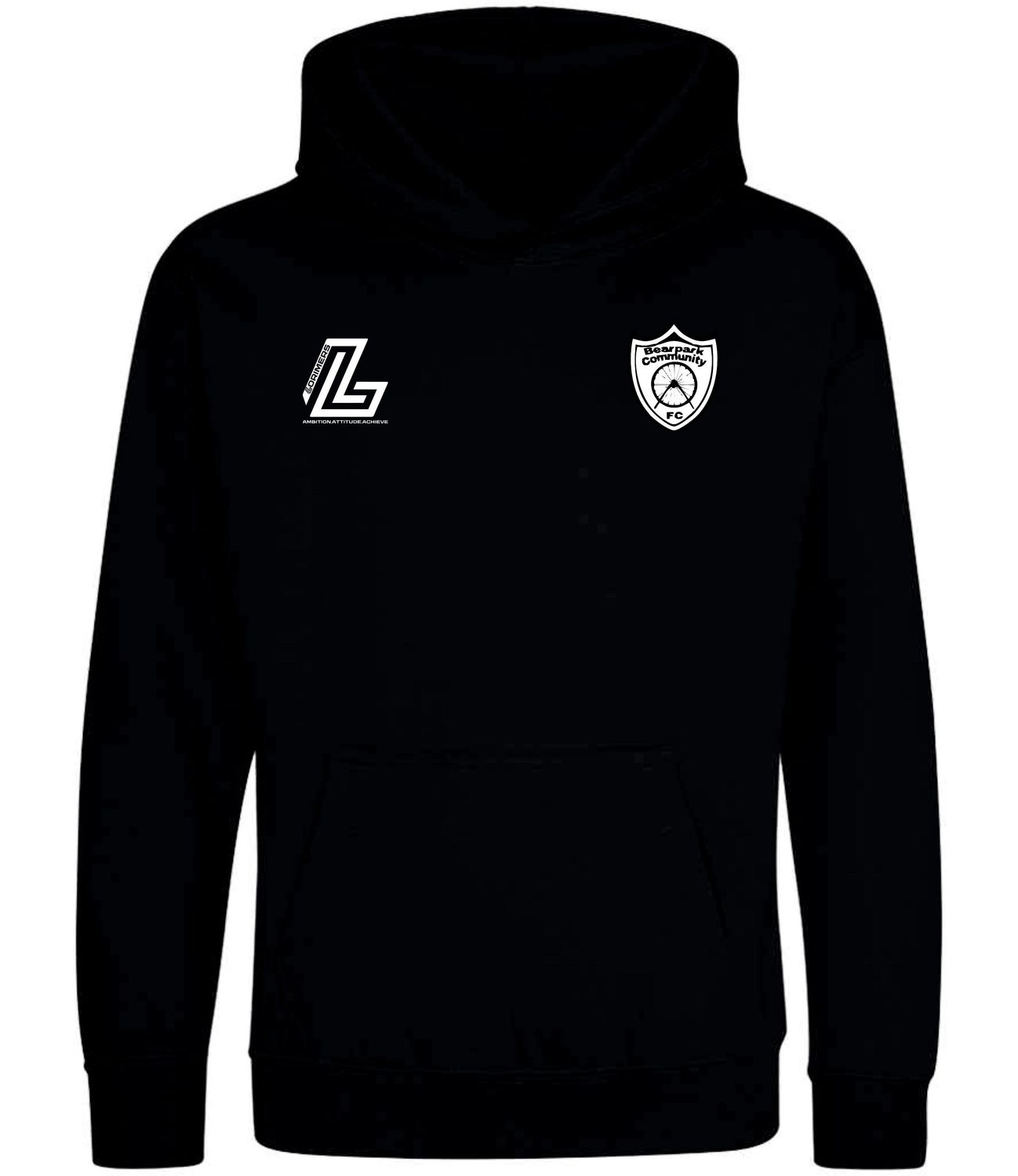Bearpark FC Club Black Hoodie Bearpark FC Club Black Hoodie