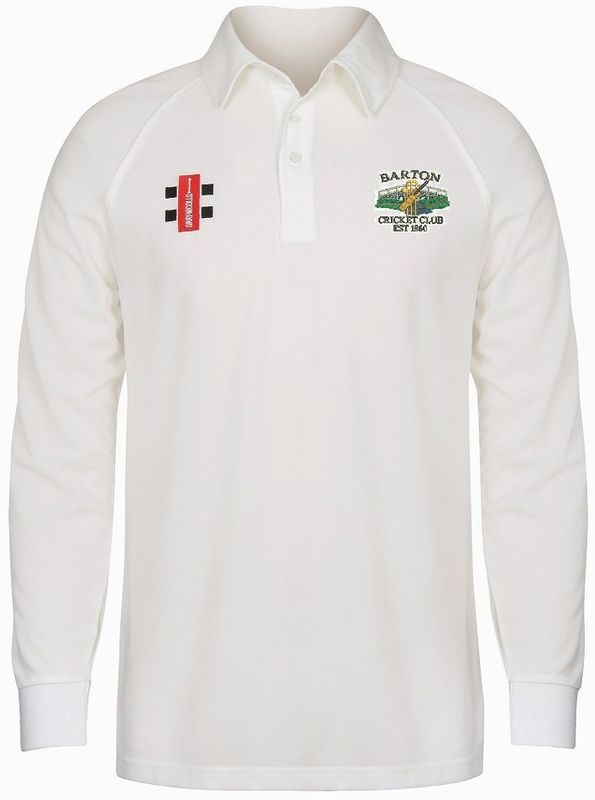 Barton Matrix V2 Long Sleeve Cricket Shirt Junior Barton Matrix V2 Long Sleeve Cricket Shirt Junior