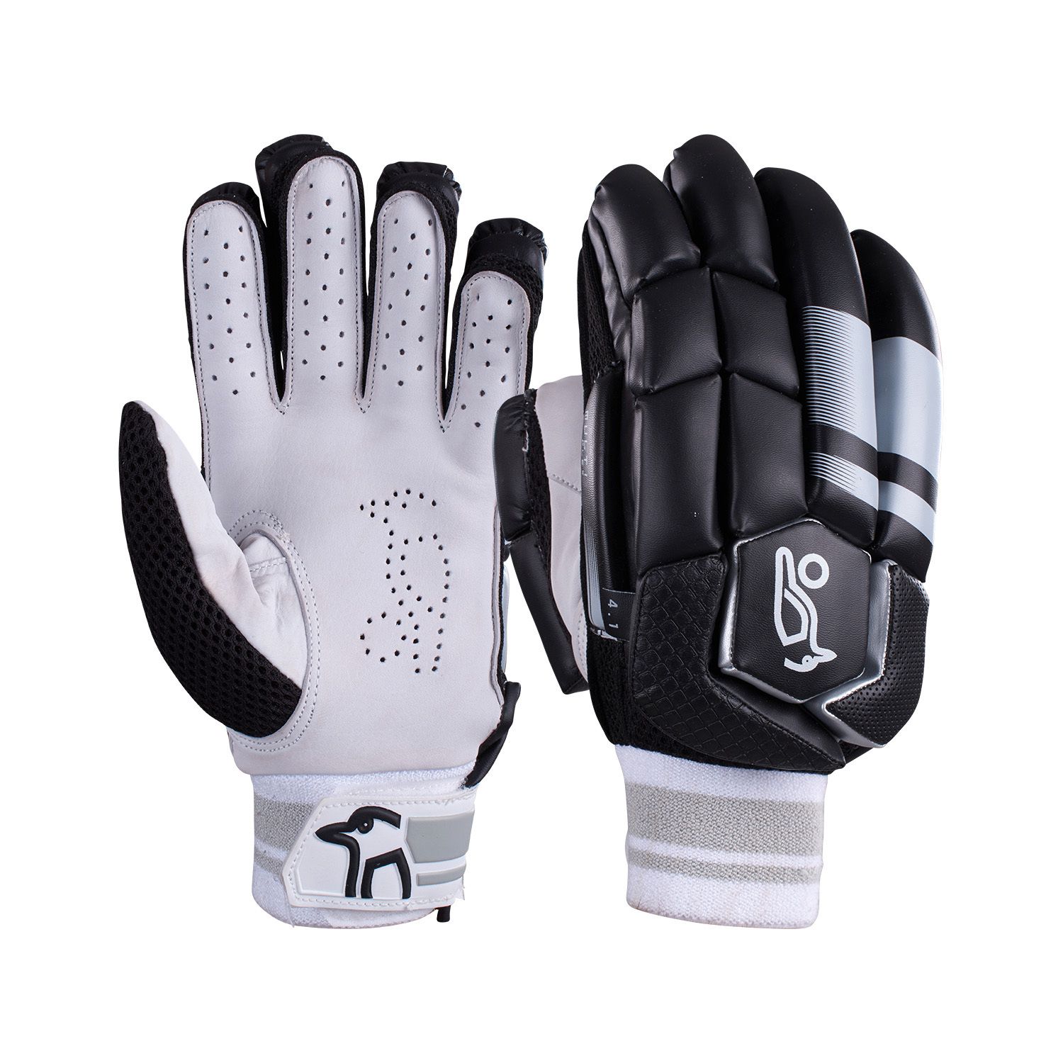 2025 Kookaburra 4.1 T20  Black Batting Gloves