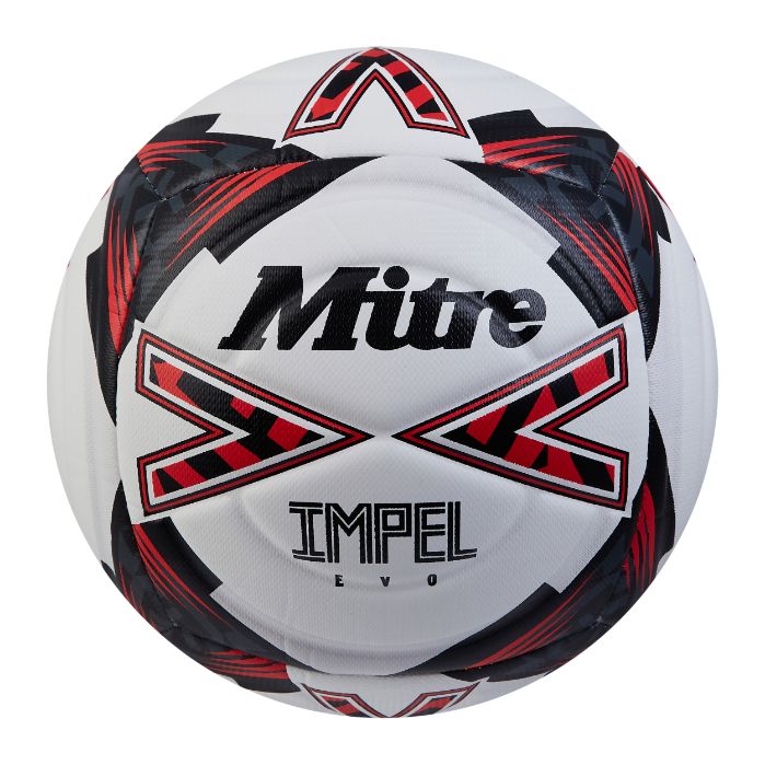 Mitre Impel Evo Football (WHITE / BLACK / RED)