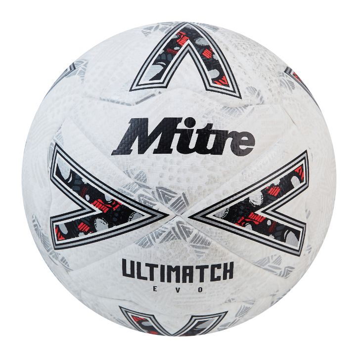 Mitre Ultimatch Evo Football (WHITE / OFFWHITE / SILVER) Mitre Ultimatch Evo Football (WHITE / OFFWHITE / SILVER)