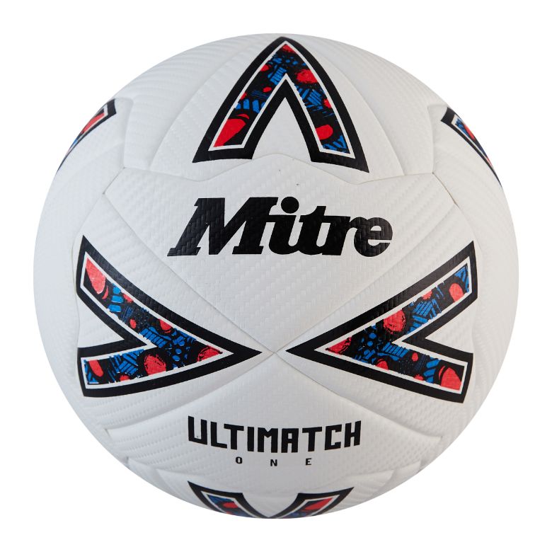 Mitre Ultimatch One Football (WHITE / BLACK / RED) Mitre Ultimatch One Football (WHITE / BLACK / RED)