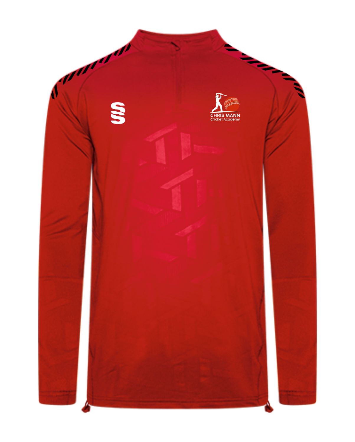 Chris Mann Cricket Coaching Academy Impact Performance 1/4 Zip Top