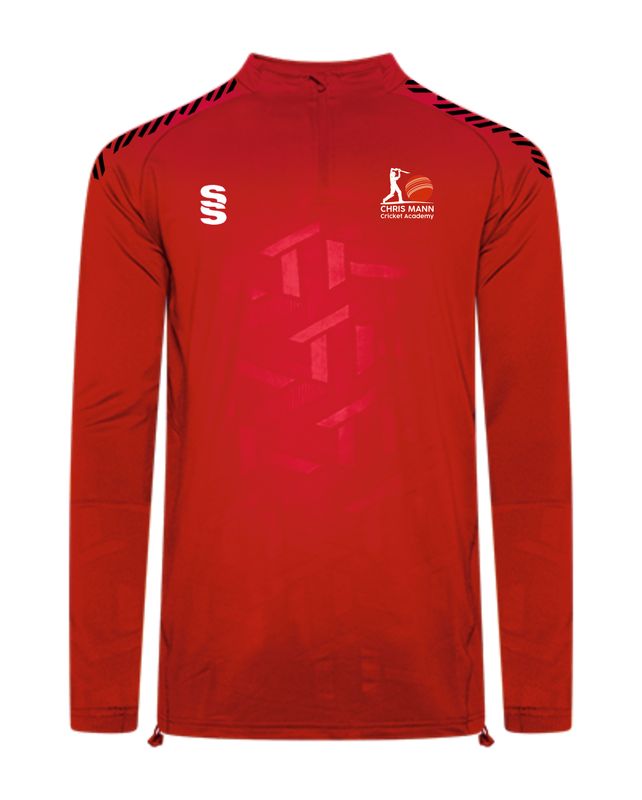 Chris Mann Cricket Coaching Academy Impact Performance 1/4 Zip Top Chris Mann Cricket Coaching Academy Impact Performance 1/4 Zip Top