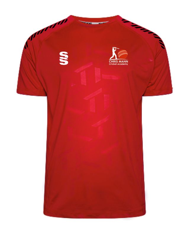 Chris Mann Cricket Coaching Academy Impact Training T-Shirt Chris Mann Cricket Coaching Academy Impact Training T-Shirt