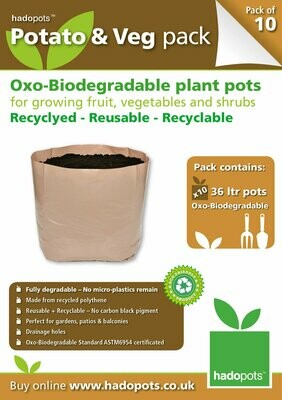 Oxo-Biodegradable Potato & Veg Pack - Pack 10