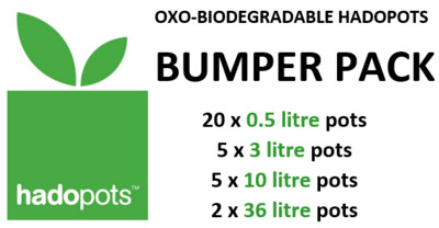 Oxo-Biodegradable BUMPER pack (32 pots)