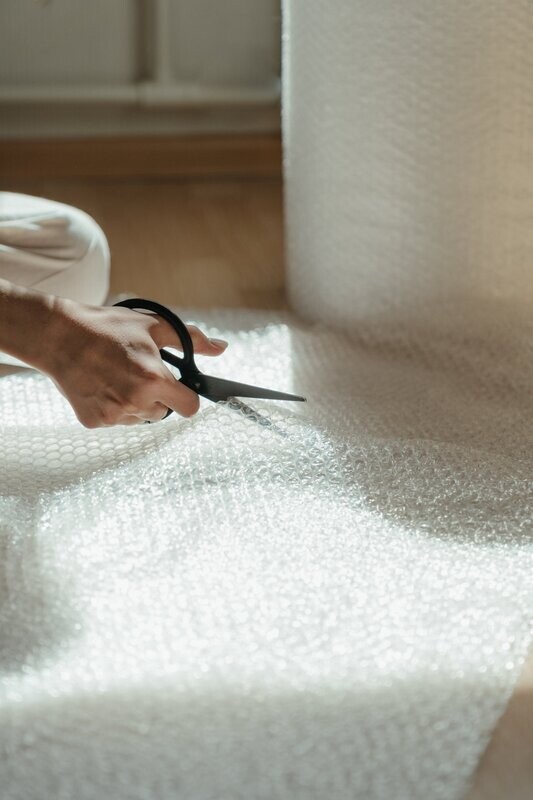 Bubble wrap 10 metres (small bubbles)