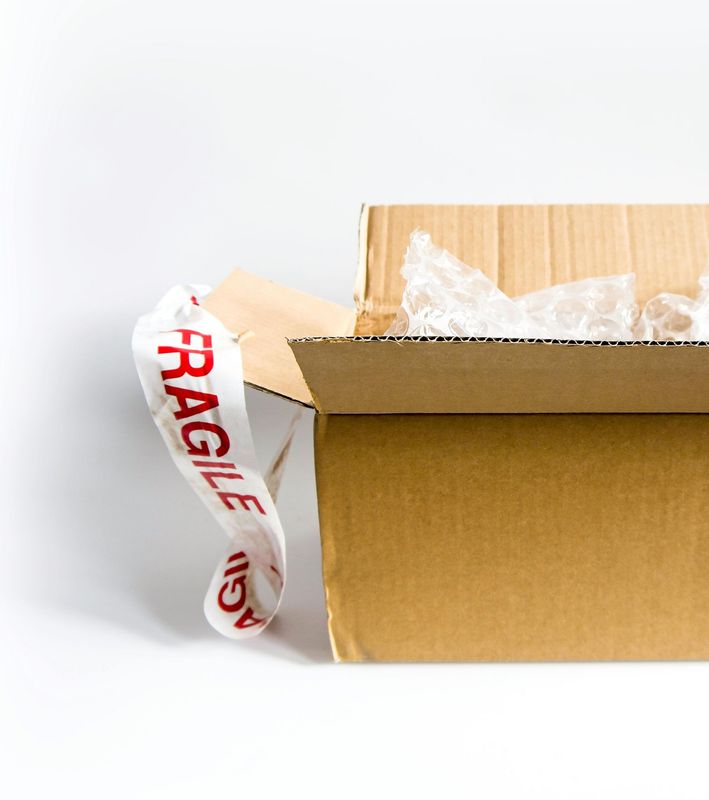 FRAGILE packaging tape Pack 1