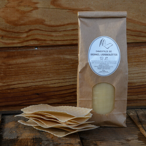 Emmentaler Bio Suisse UrDinkel - Lasagneblätter Emmentaler Bio Suisse UrDinkel - Lasagneblätter