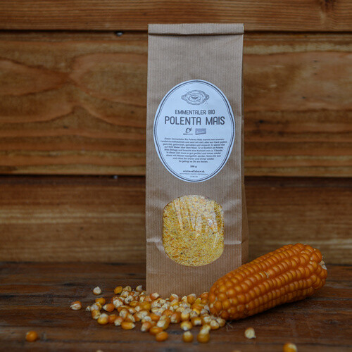 Emmentaler Bio Suisse Polenta Maisgries fein – handveredelt und natürlich Emmentaler Bio Suisse Polenta Maisgries fein – handveredelt und natürlich