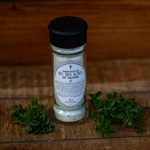 Emmentaler Bio Suisse Sel des Alpes mit Majoran