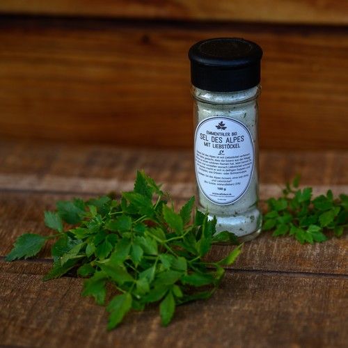 Emmentaler Bio Suisse Sel des Alpes mit Maggikraut