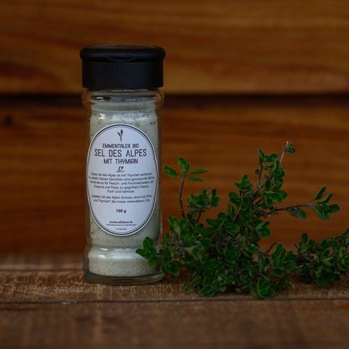 Emmentaler Bio Suisse Sel des Alpes mit Thymian