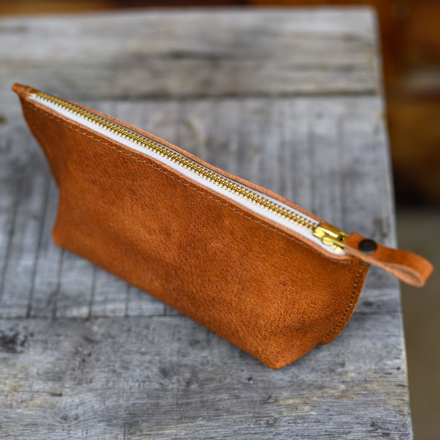 Bio Leder Etui mit liebevoller Innenaufschrift