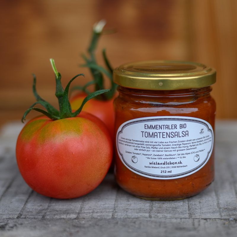 Bio Suisse Tomatensalsa – Der pure Geschmack vom Wielandleben Hof