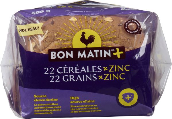 Bon Matin 22 Grains And Zinc Sliced Bread Plus