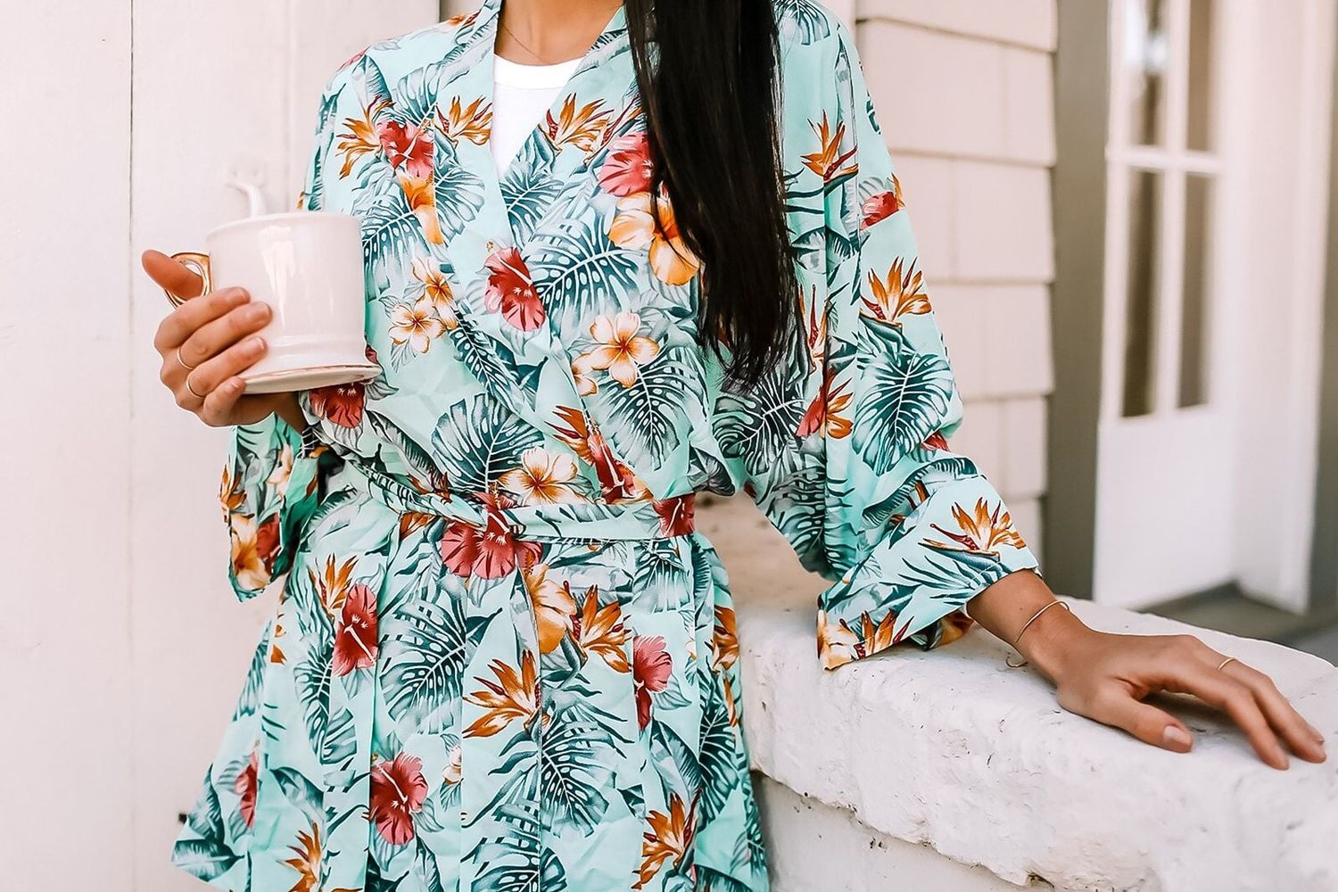 Short Belted Kimono 