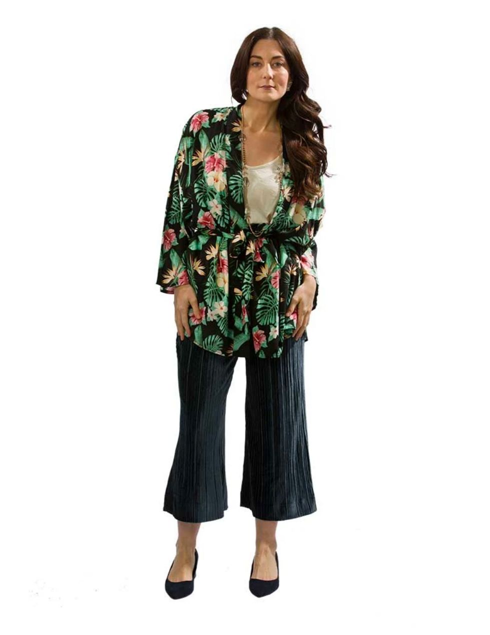Short Belted Kimono 