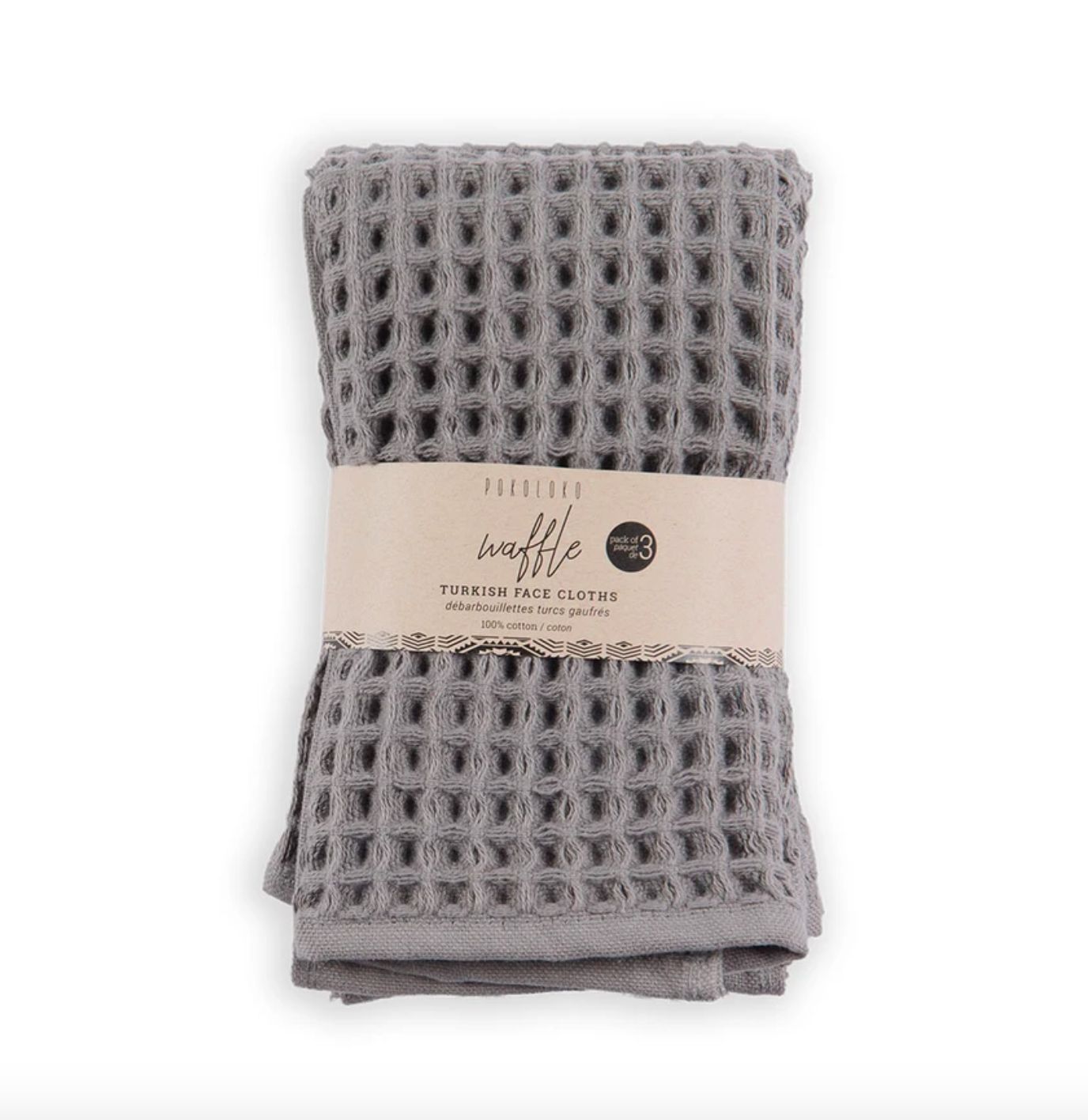 Waffle Face Towel - Pack of 3