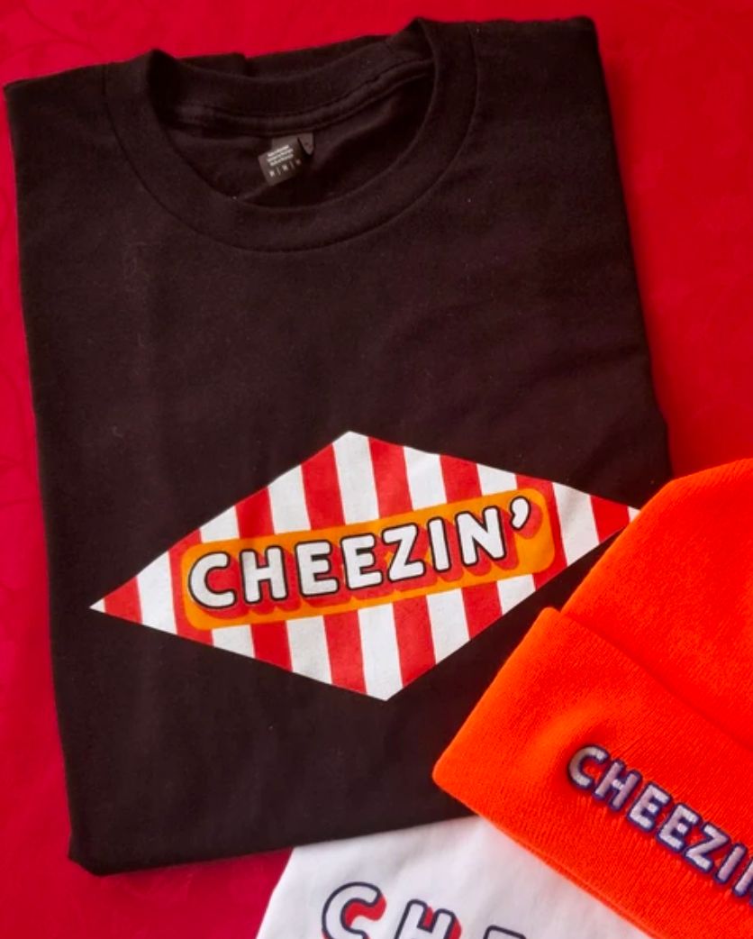Cheezin' Logo Tee