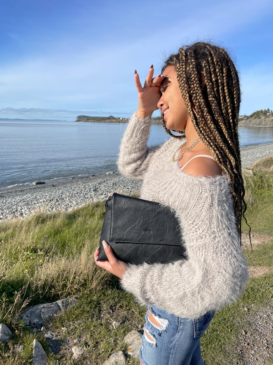 Sky Crossbody, Color: Black