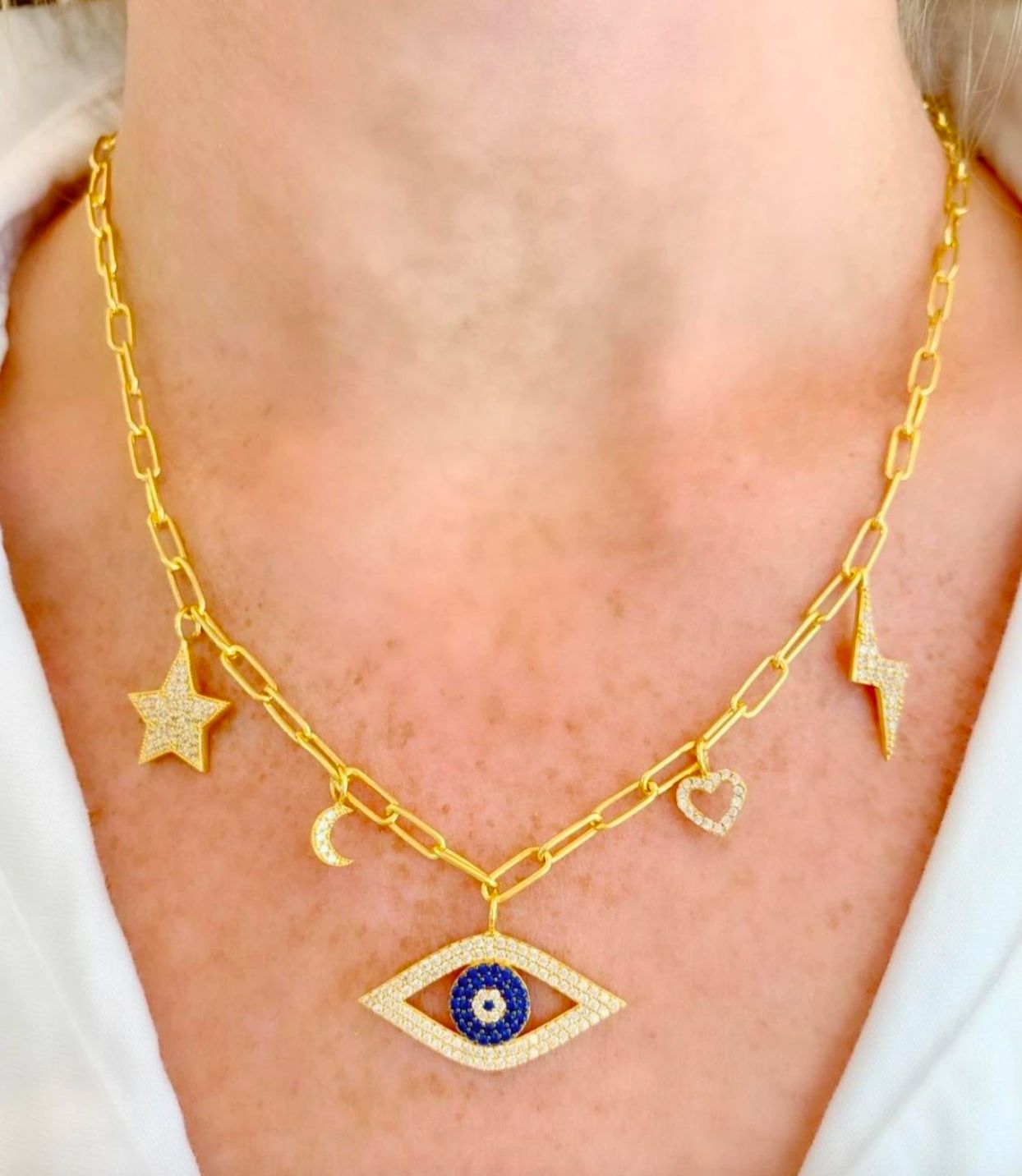 Kismet Dreamer Confetti Necklace, Color: 18K Yellow Gold Vermeil