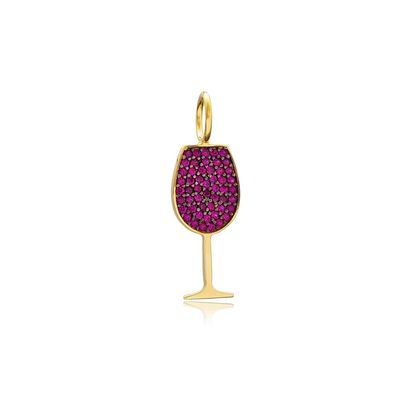 Red Wine Charm 