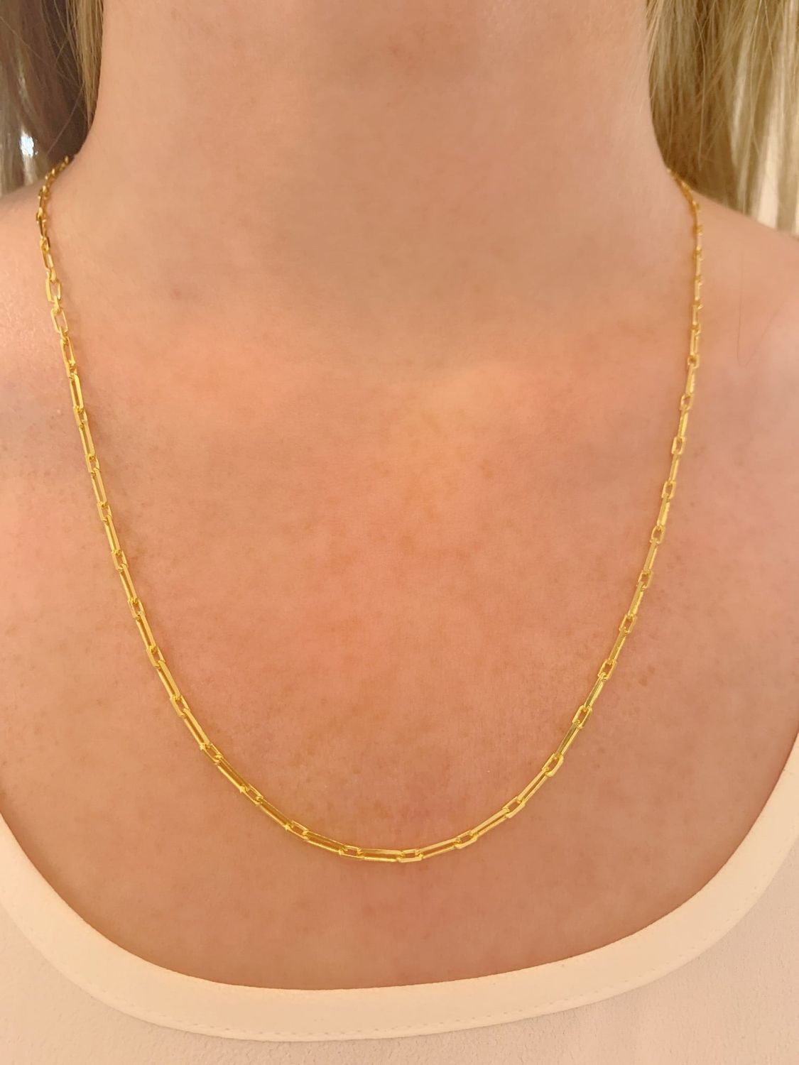 18k Yellow Gold Vermeil Multi Clip Essential Chain