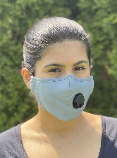 Adult Face Mask, Color: Grey