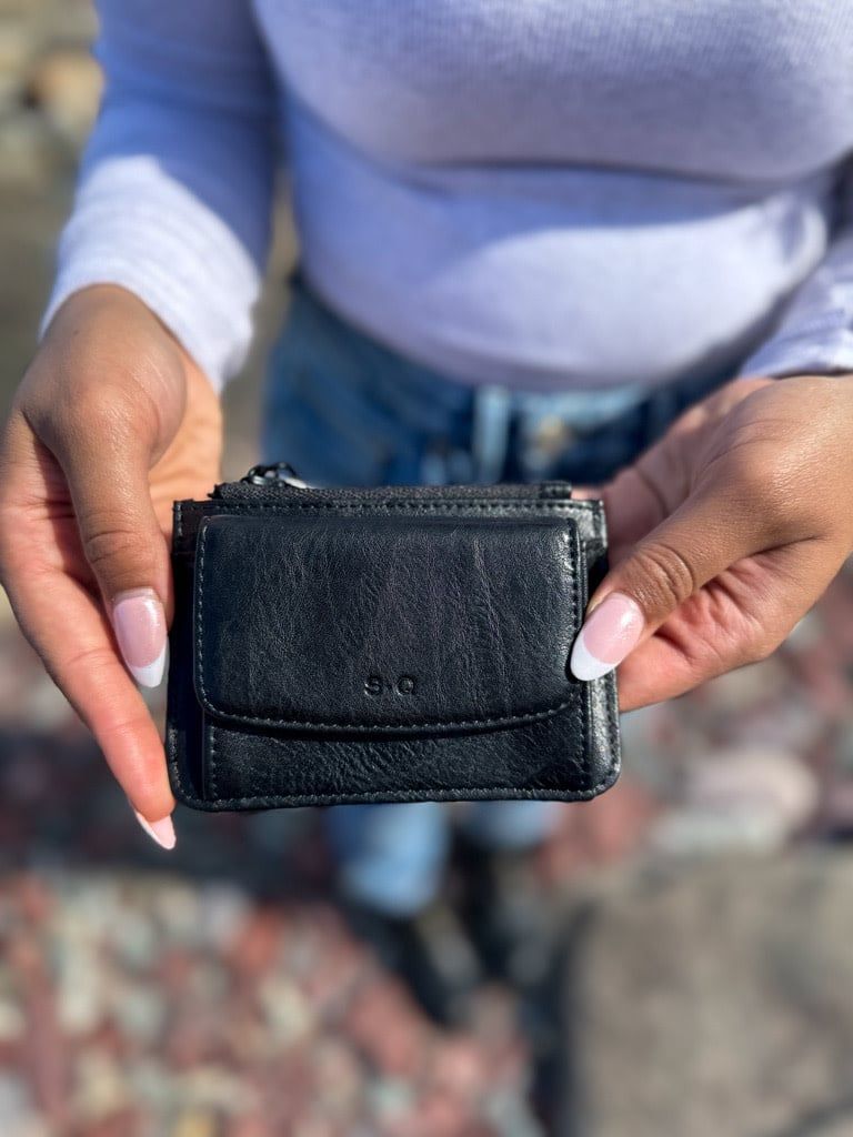 Cassie Card Holder, Color: Black
