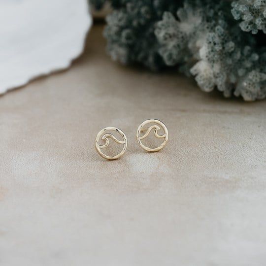 Shore Studs, Color: Gold
