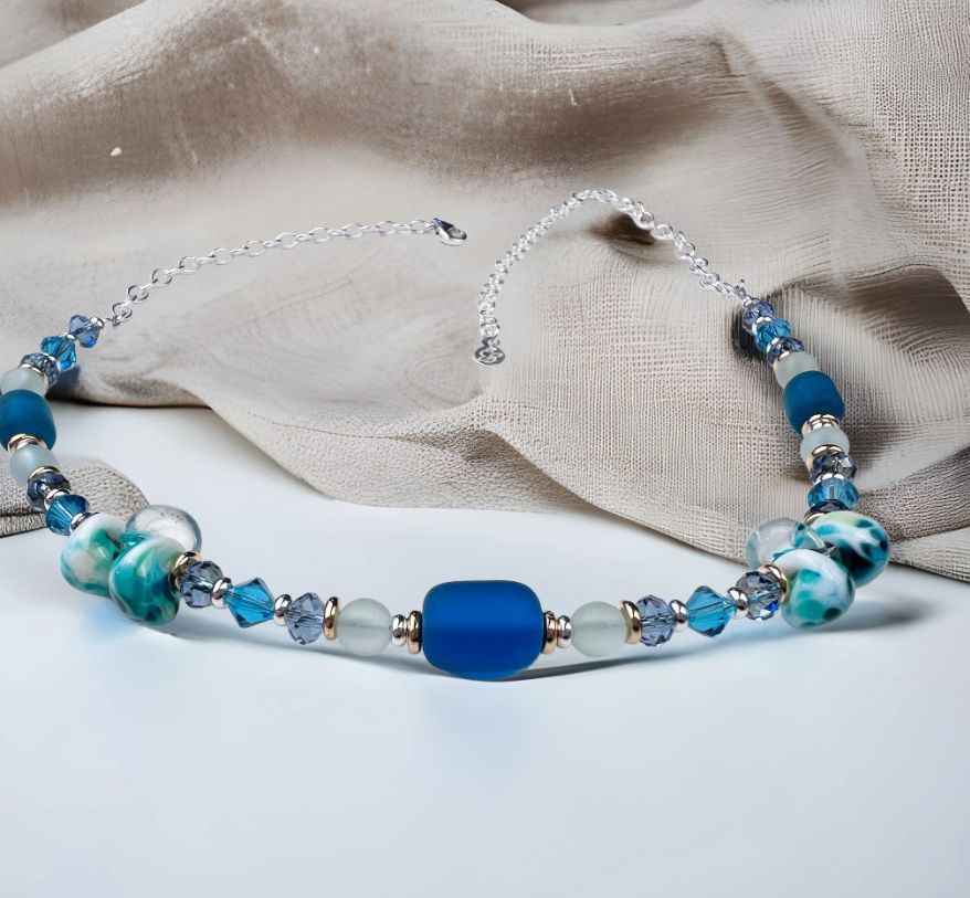 Cavendish Necklace, Color: Teal