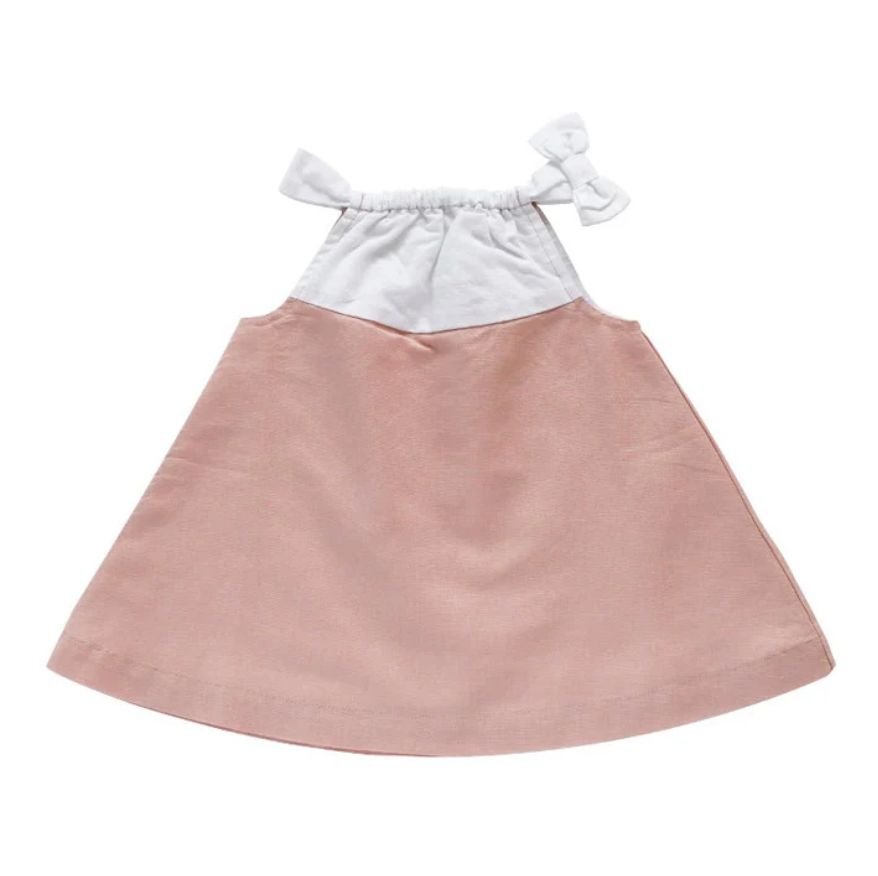 Bow Linen Dress