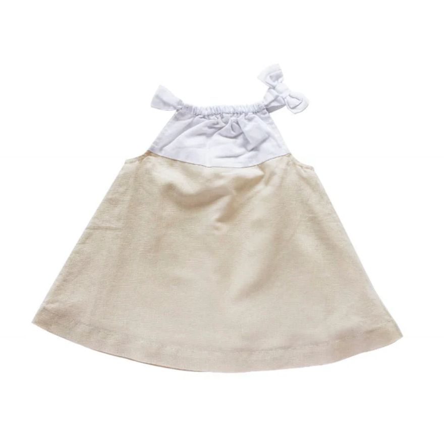 Bow Linen Dress