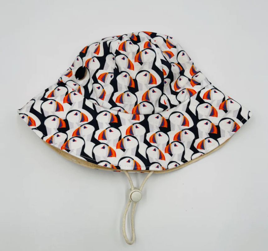 Puffin Lover Summer Floppy Hat 