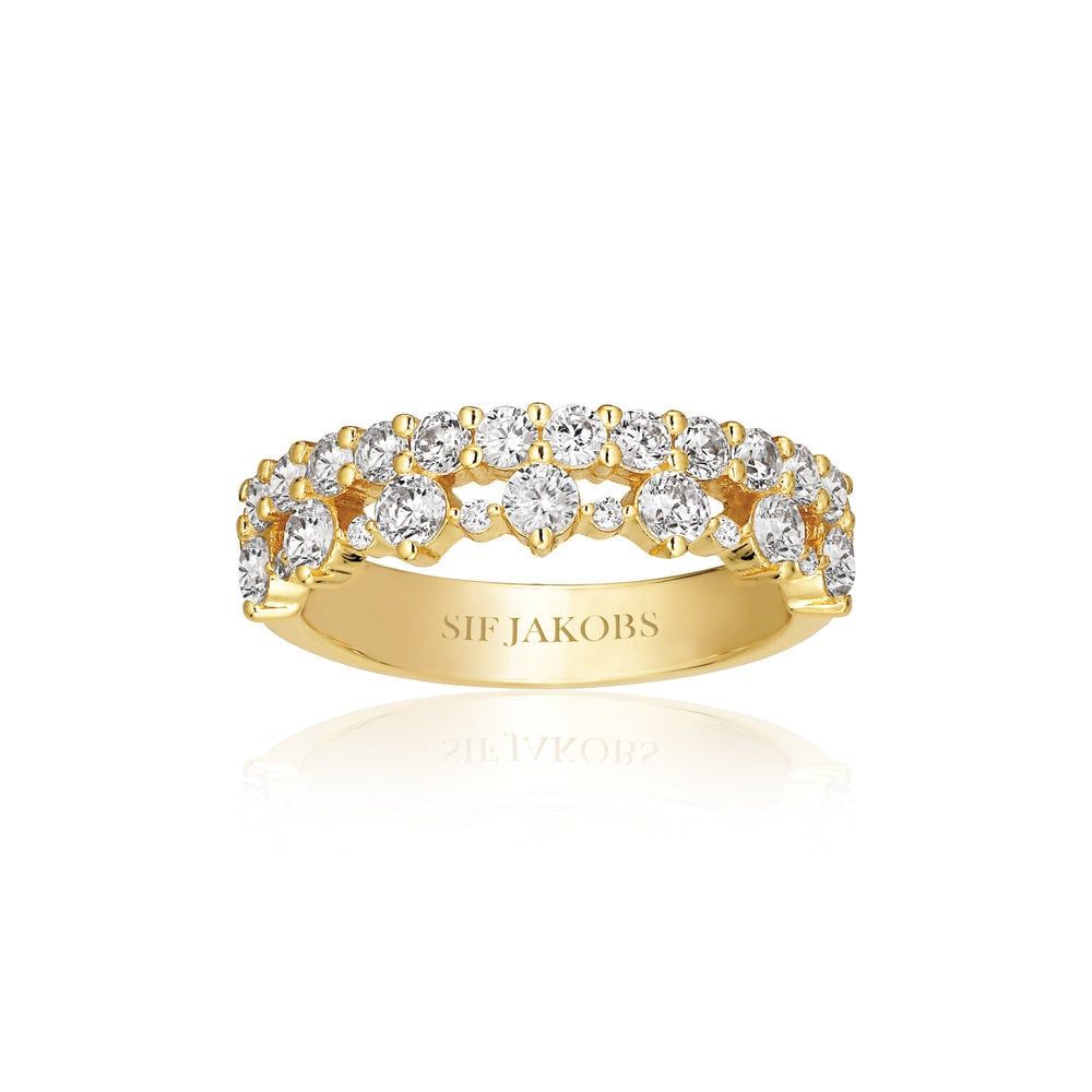 Gold with Clear Livingo Ring 