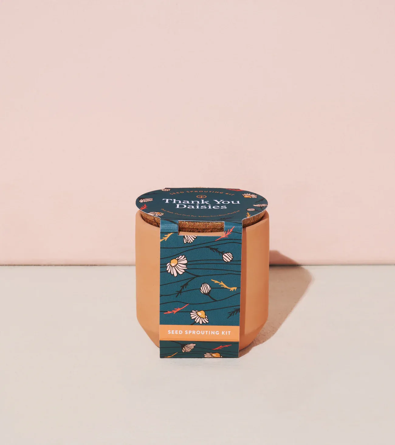 Tiny Terracotta, Text: Thank You Daisies